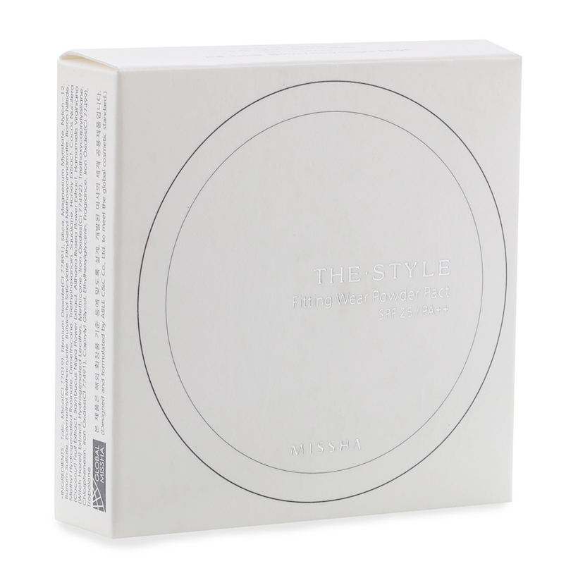 Phấn phủ Missha The Style Fitting Wear Powder Pact